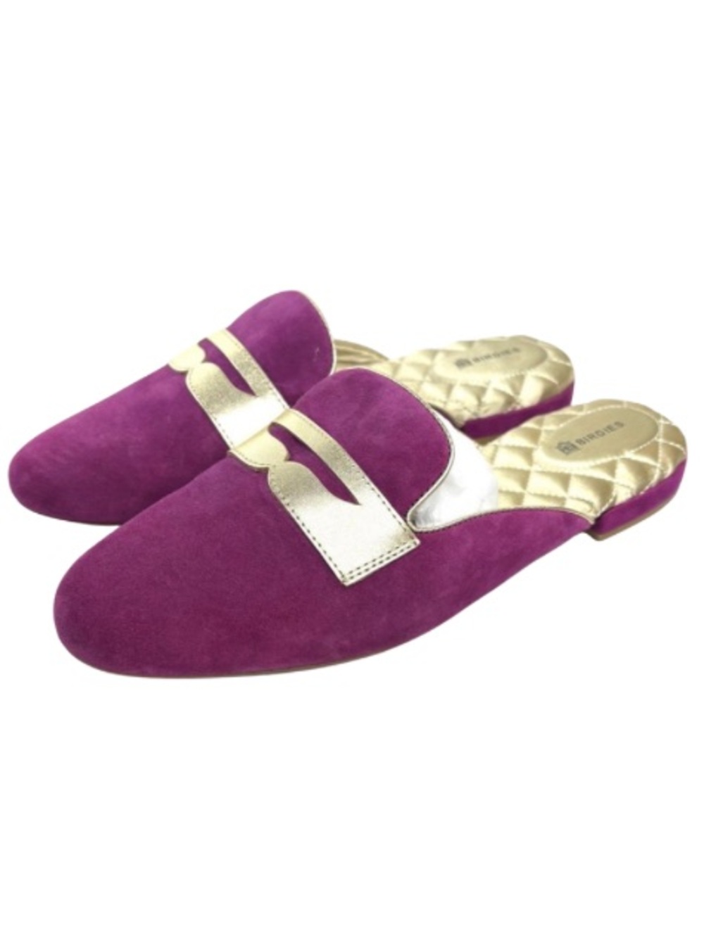 Birdies Phoebe Magenta Suede Slides | 9.5